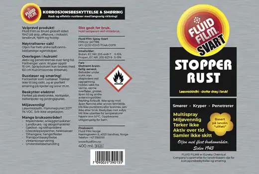 Fluid Film Spray Svart etikett